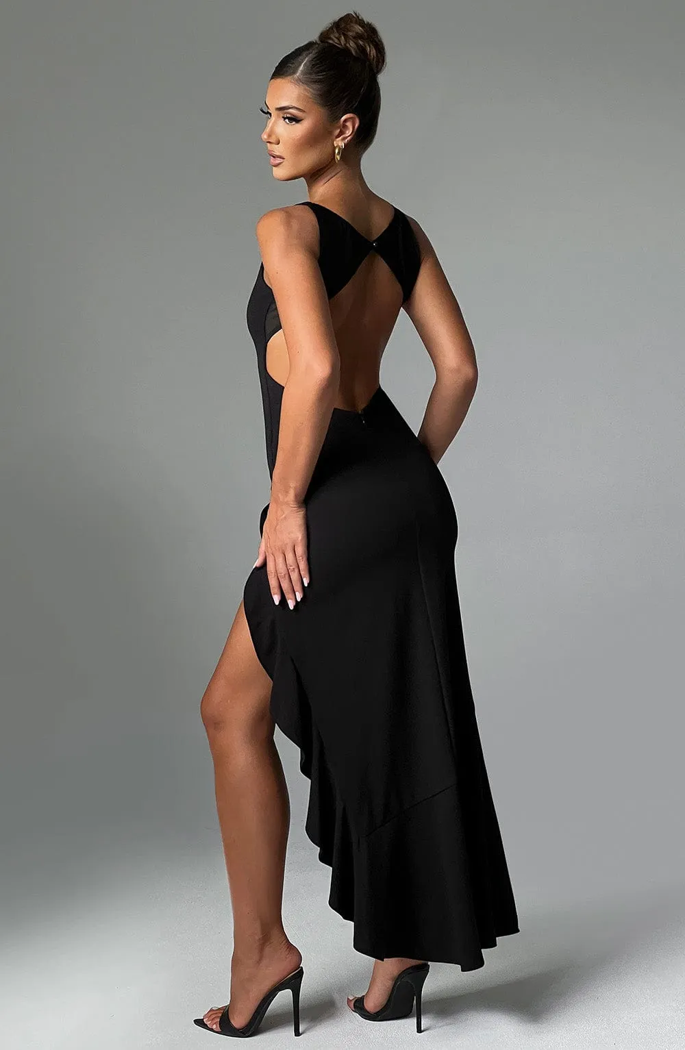 Theadora Maxi Dress - Black