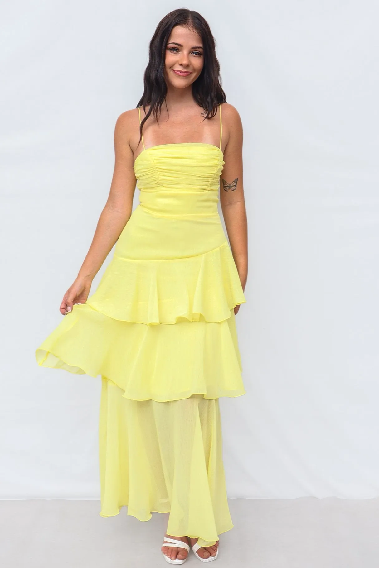 Tommi Maxi Dress - Yellow