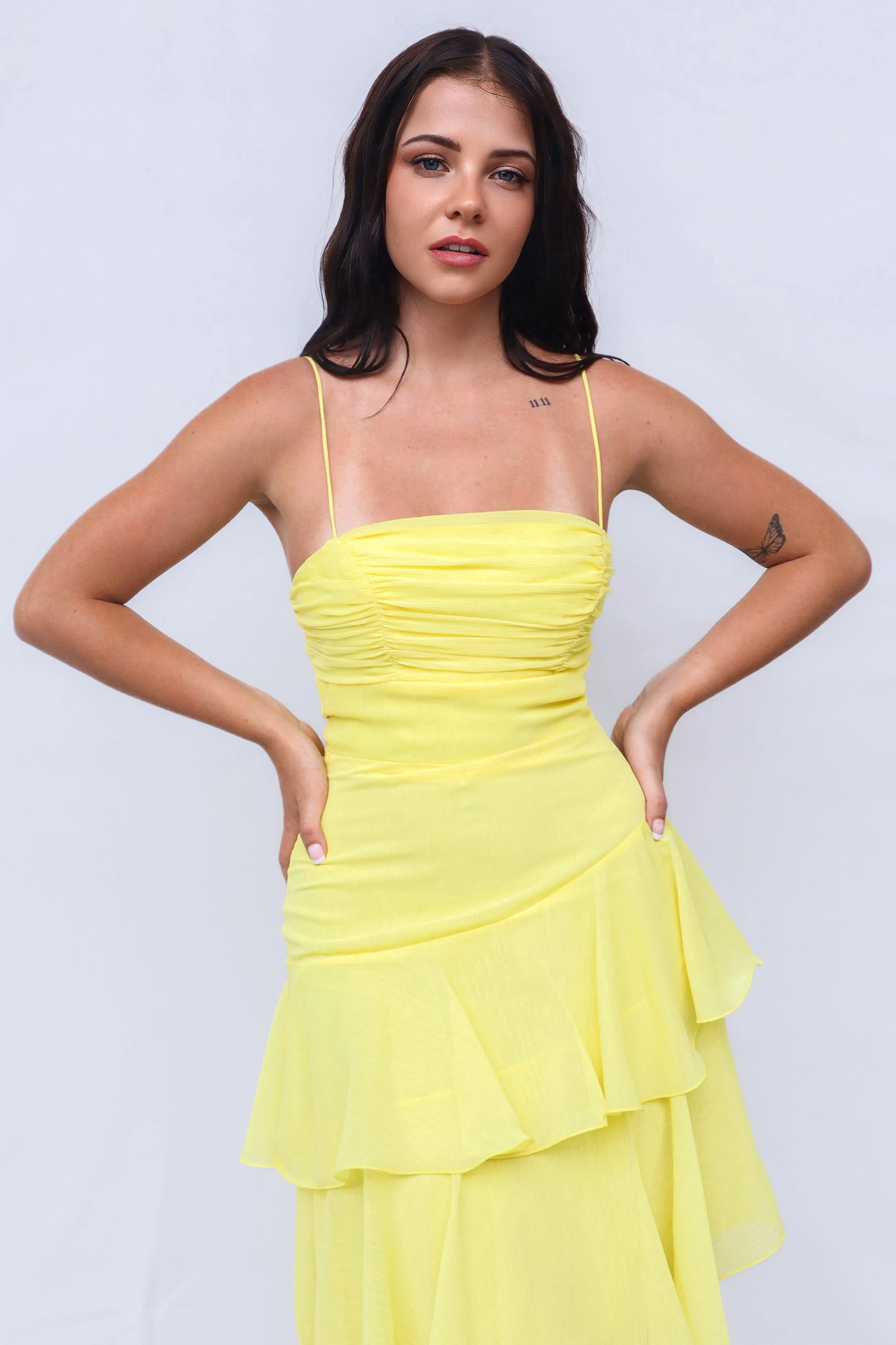 Tommi Maxi Dress - Yellow