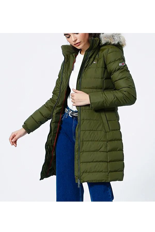 Tommy Hilfiger Women Essential Down Coat Army