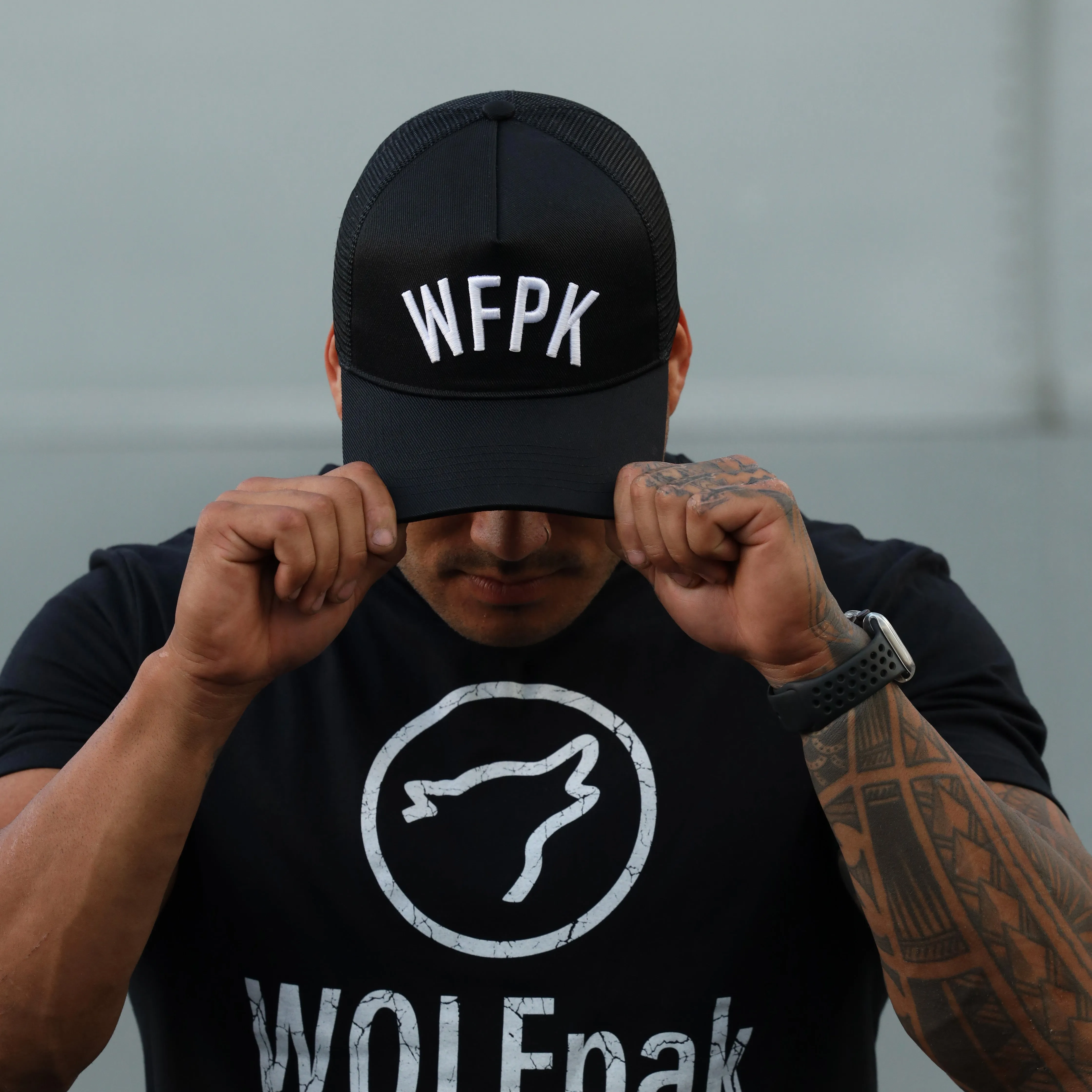 Trucker Hat WFPK Alpha Black