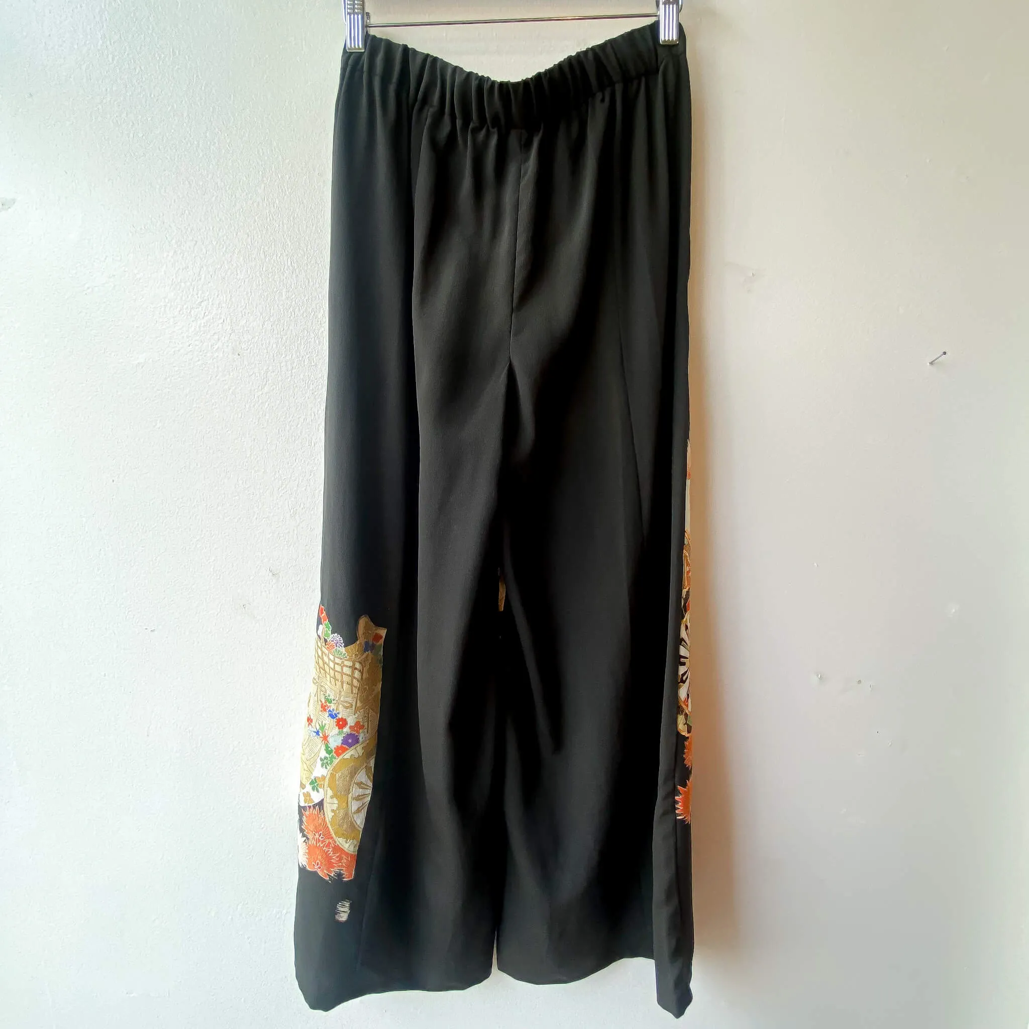 Tsumugi | Vintage Silk Kimono Two Piece | TP7 - Black