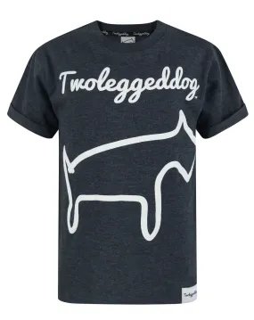 Two Legged Dog Boys Grey Short Sleeved T-Shirt