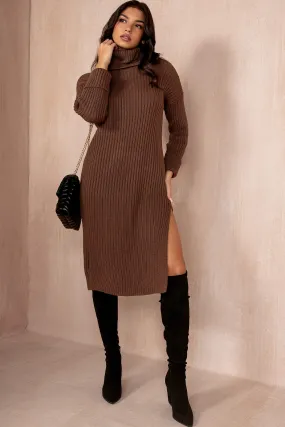 Uchenna Chocolate Knit Dress