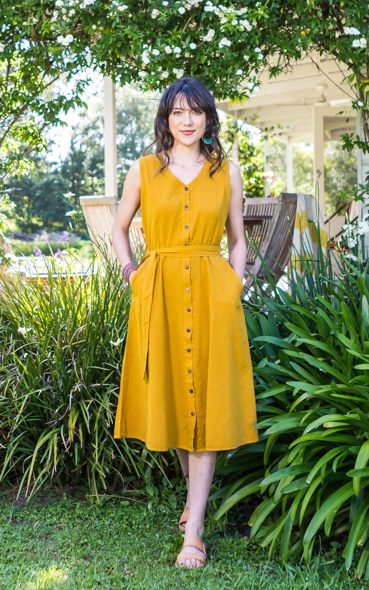 Valentina Dress - Mustard