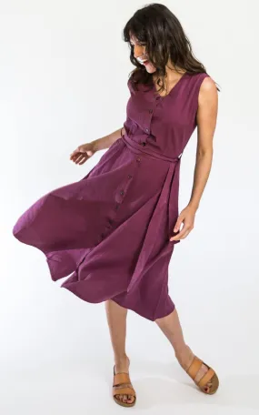 Valentina Dress - Wine