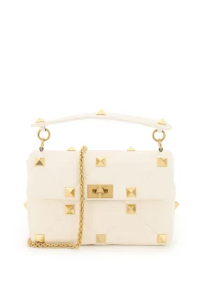 Valentino garavani roman stud large bag with chain