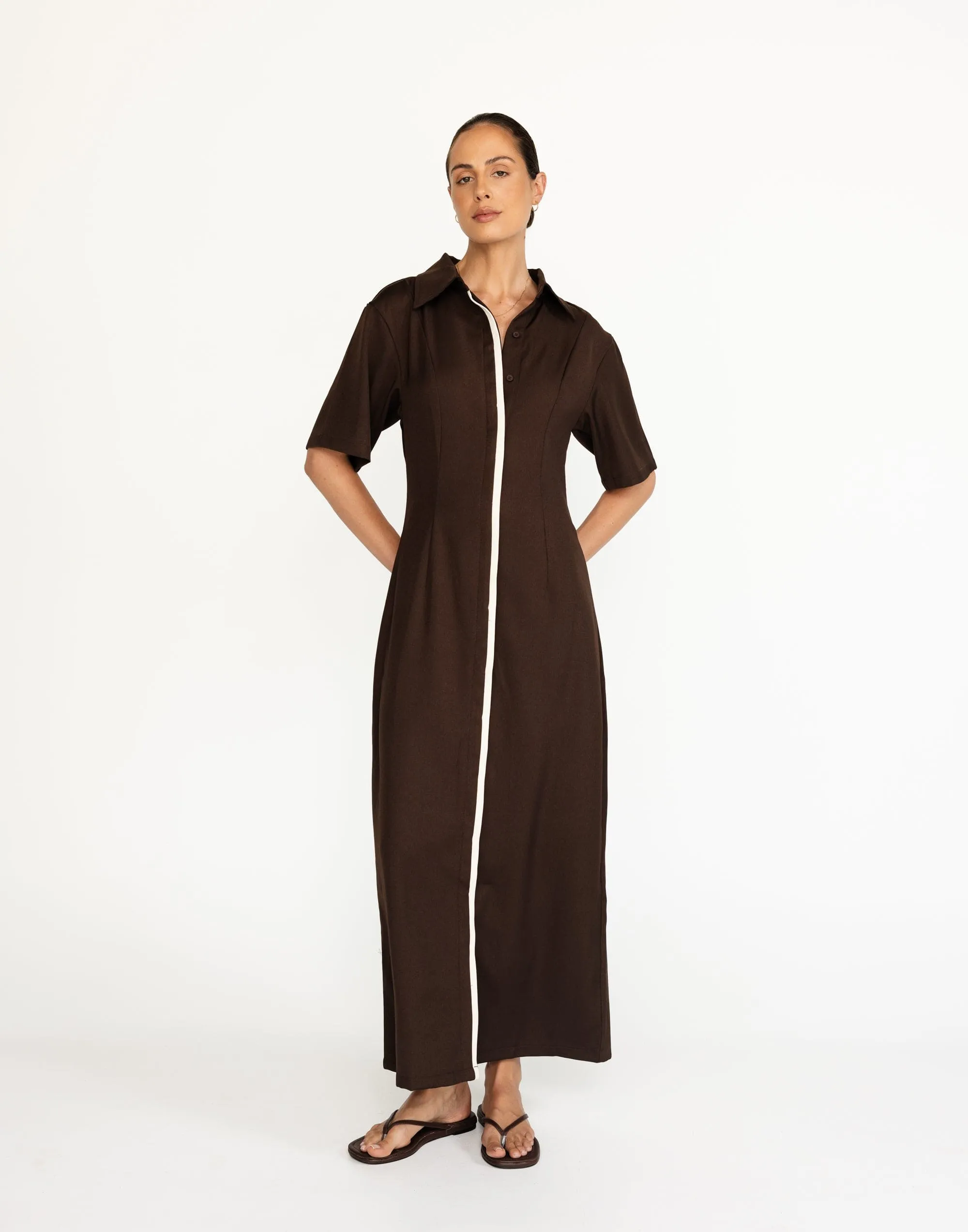 Vero Maxi Dress (Chocolate)