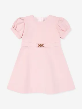 Versace Baby Girls Punto Milano Dress in Pink