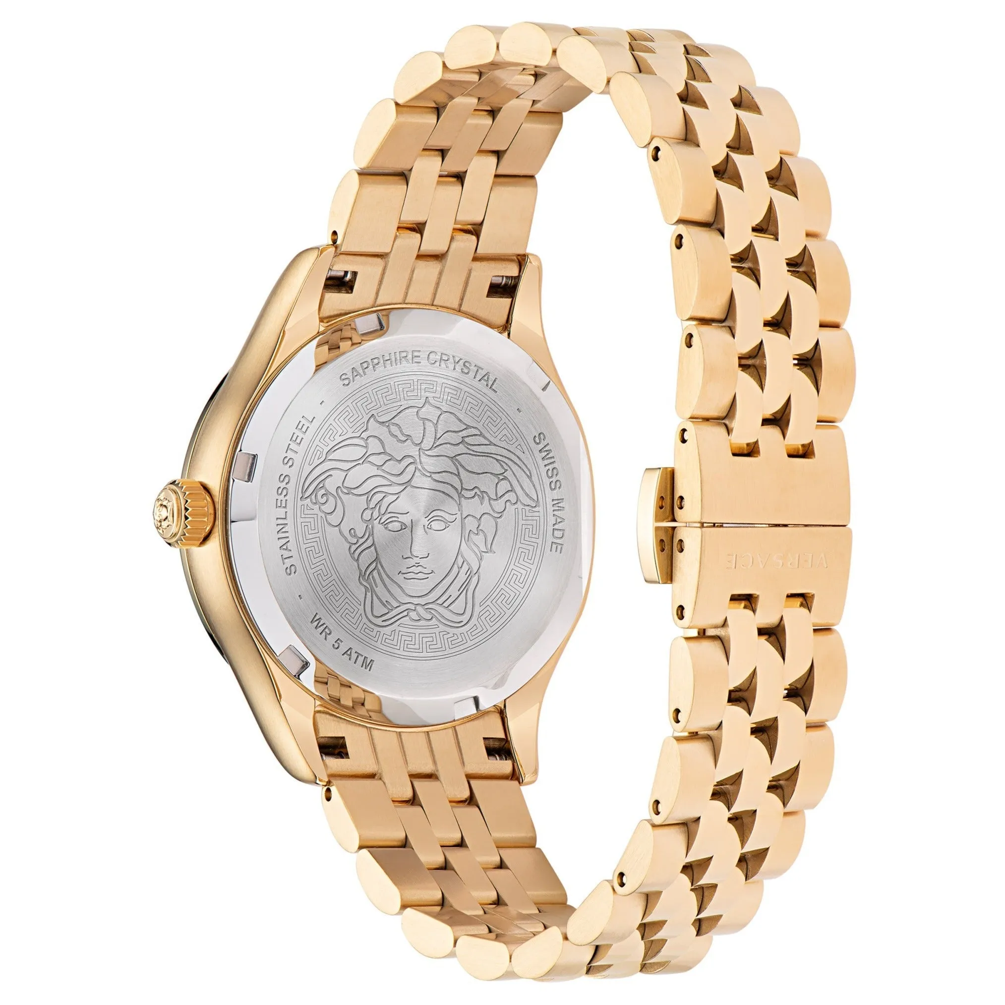 Versace Hellenyium Ladies Gold Watch VE2S00622