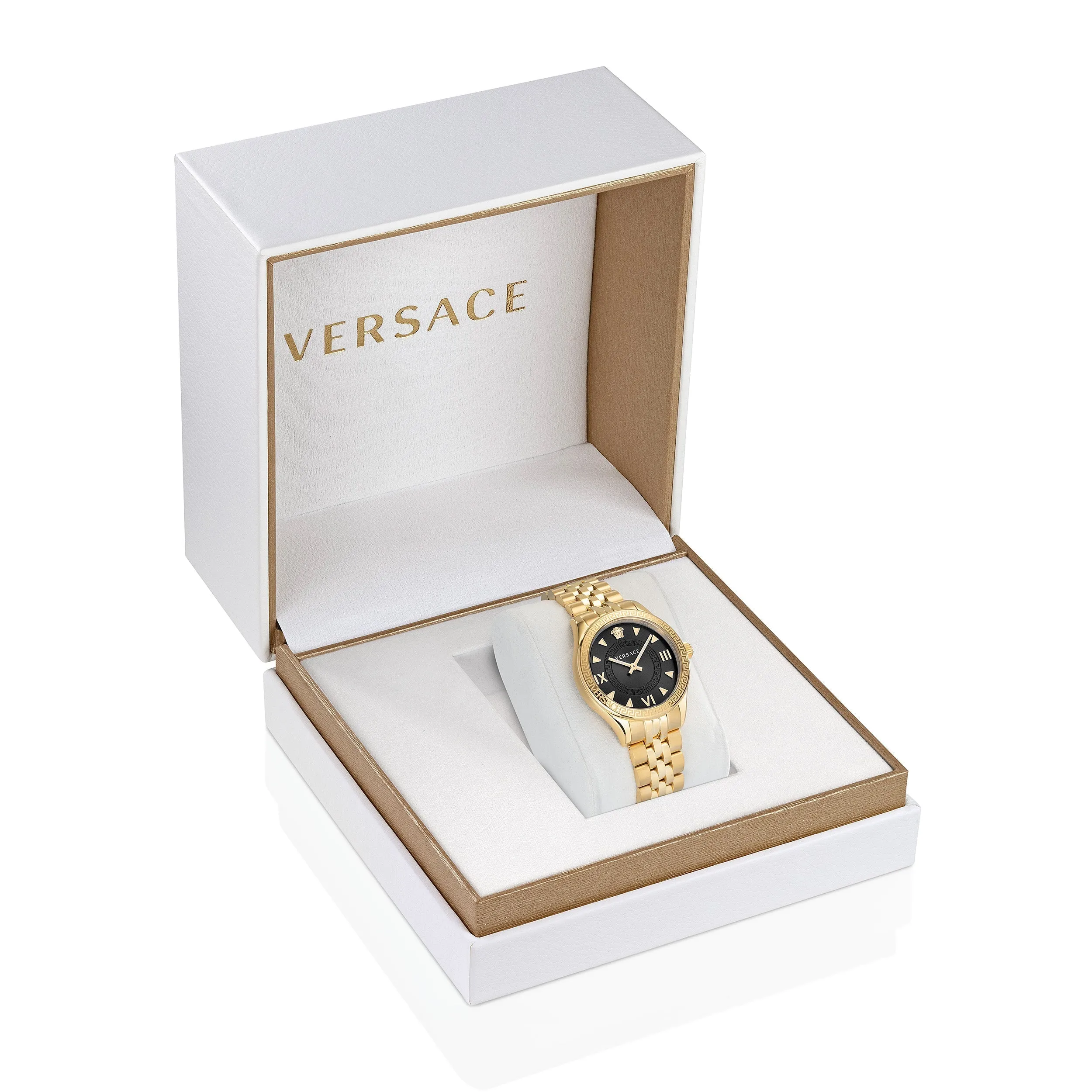 Versace Hellenyium Ladies Gold Watch VE2S00622