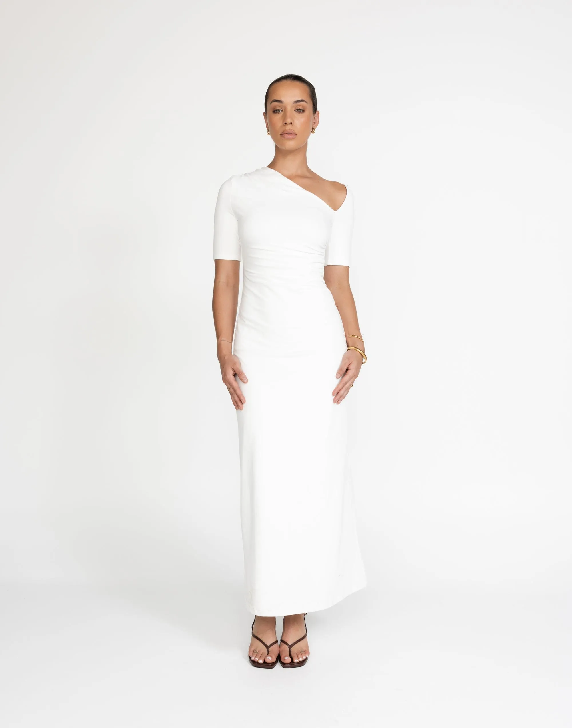 Vilma Maxi Dress (White)