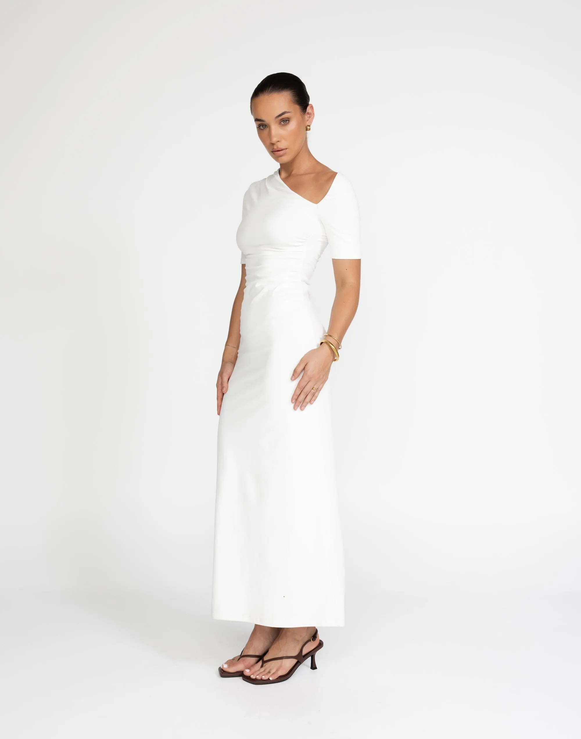 Vilma Maxi Dress (White)