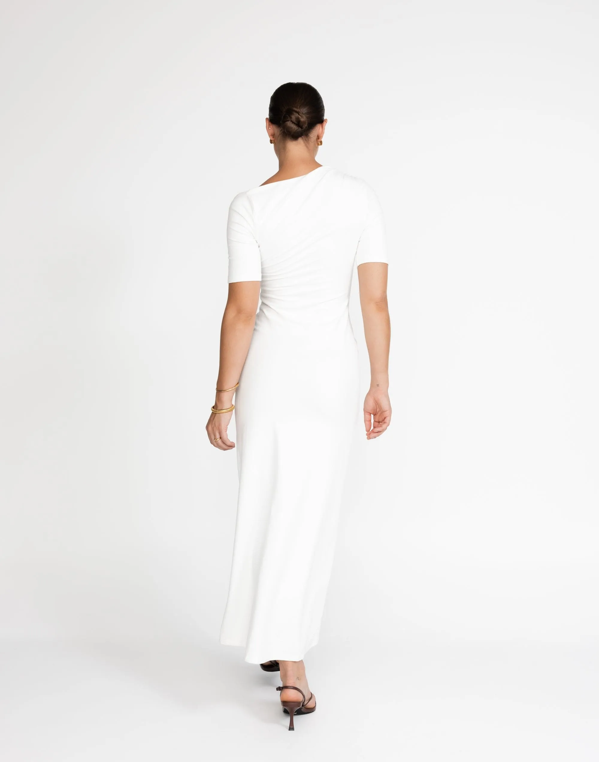 Vilma Maxi Dress (White)