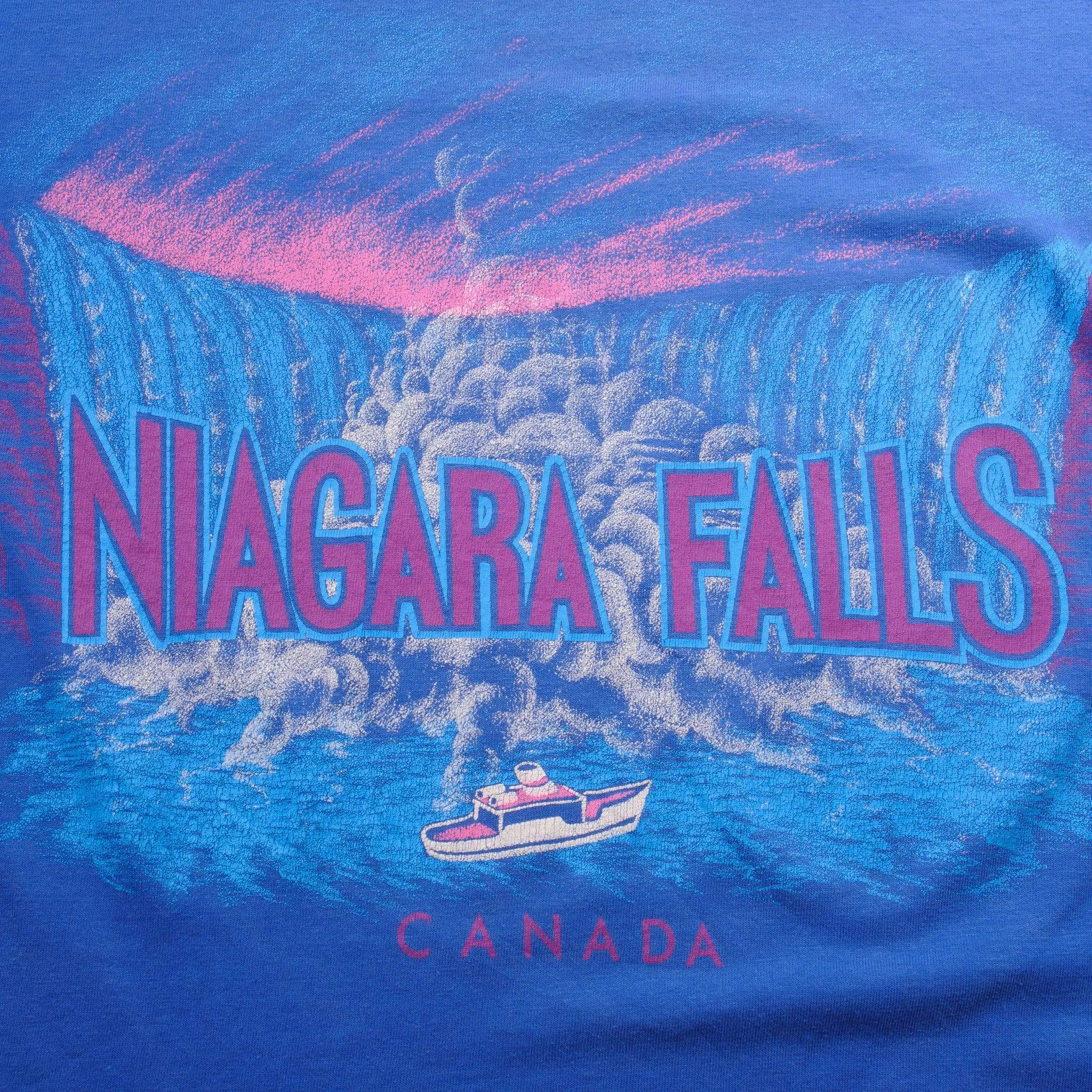 VINTAGE NIAGARA FALLS CANADA SOUVENIR TEE SHIRT 80S SIZE SMALL MADE IN CANADA