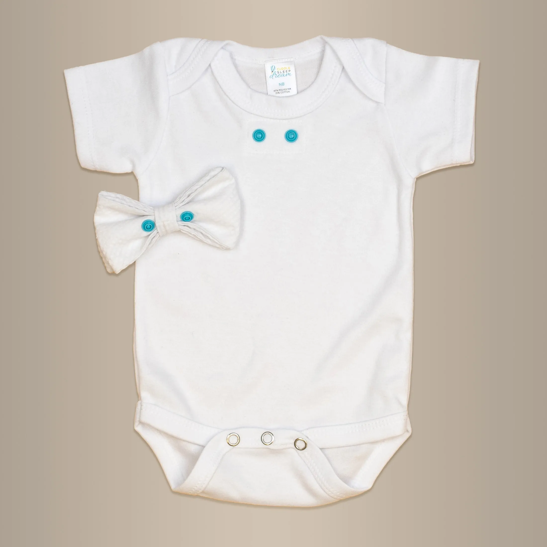 White Cardisuit Baptism Bundle