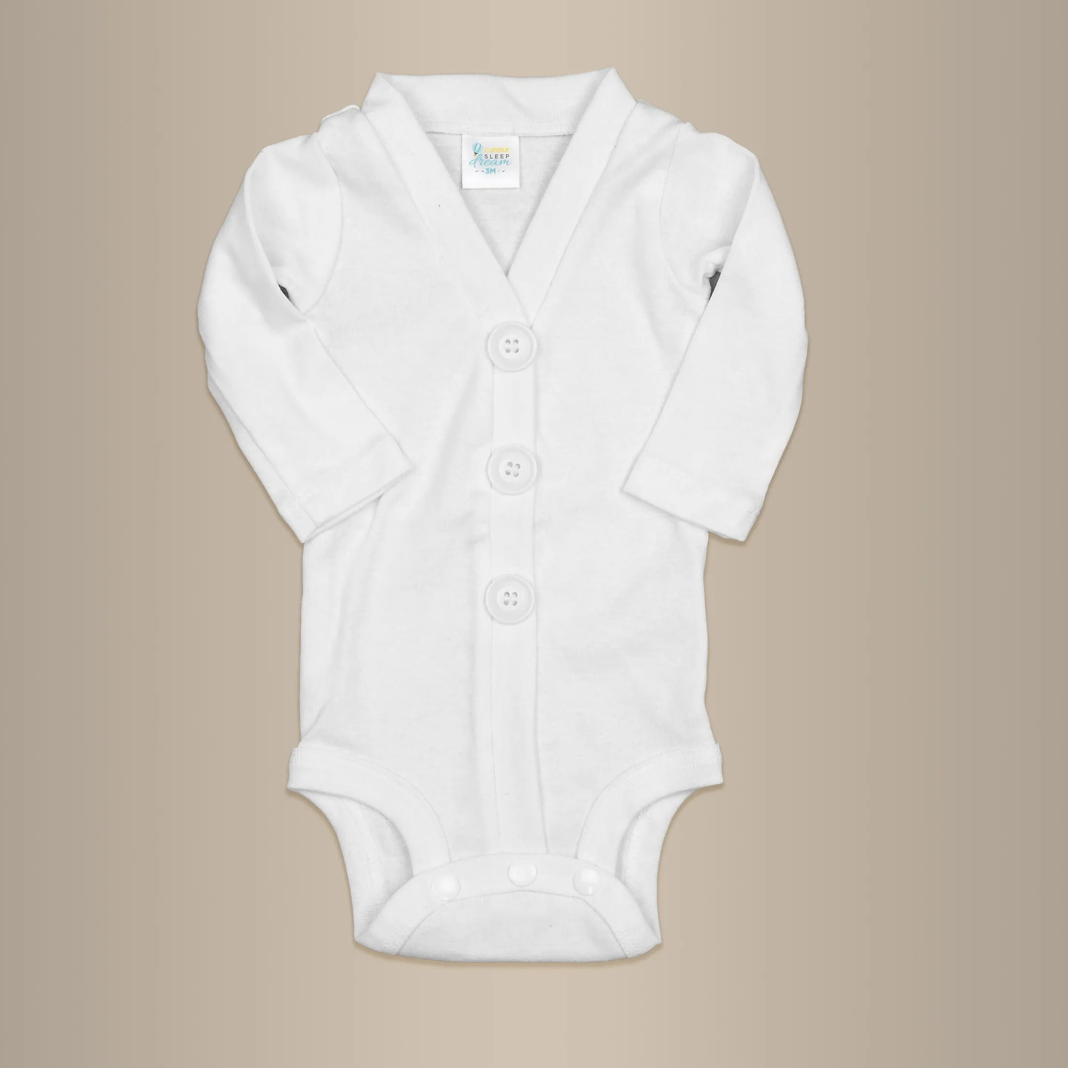 White Cardisuit Baptism Bundle