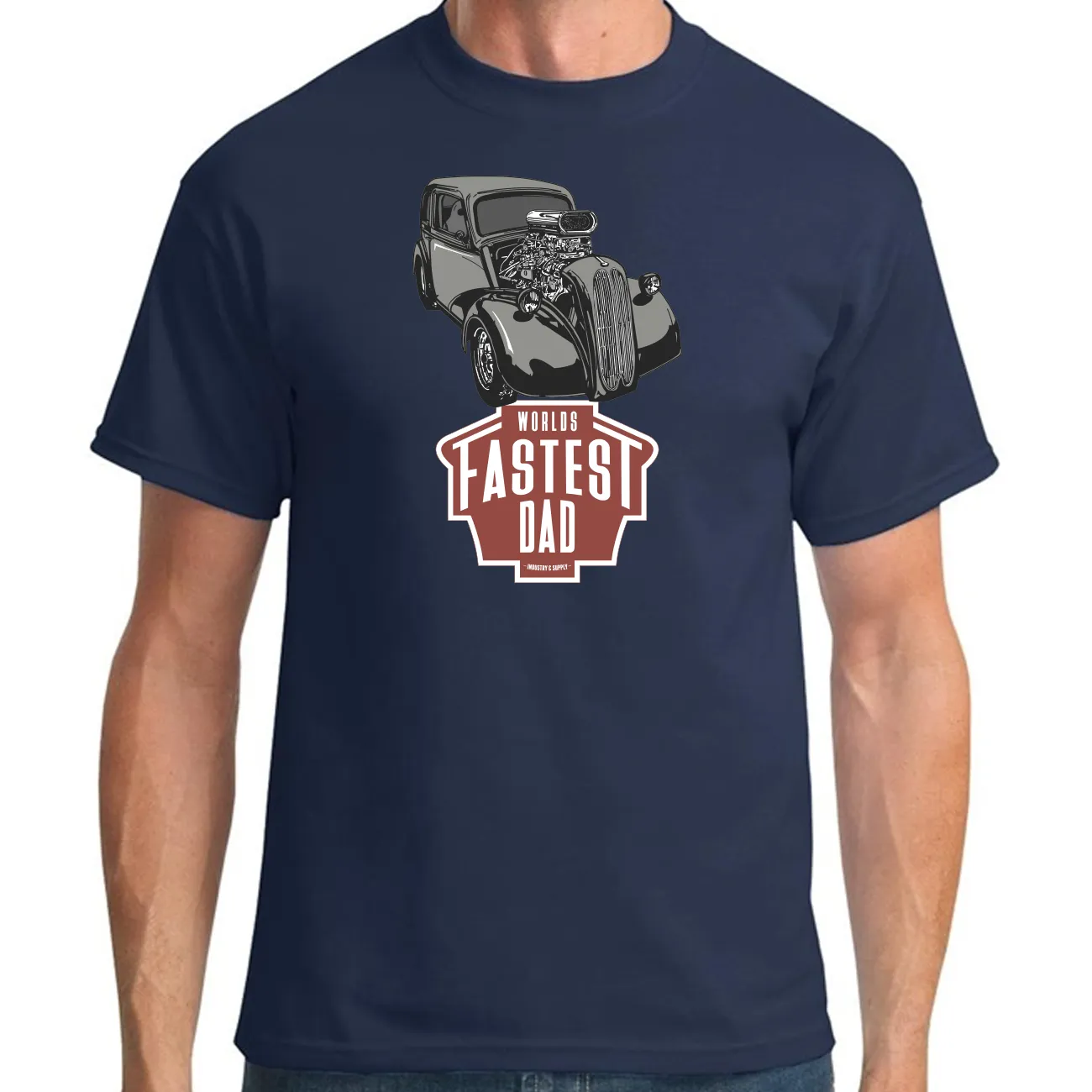 WORLD'S FASTEST DAD 383 CHEVY POP T-SHIRT