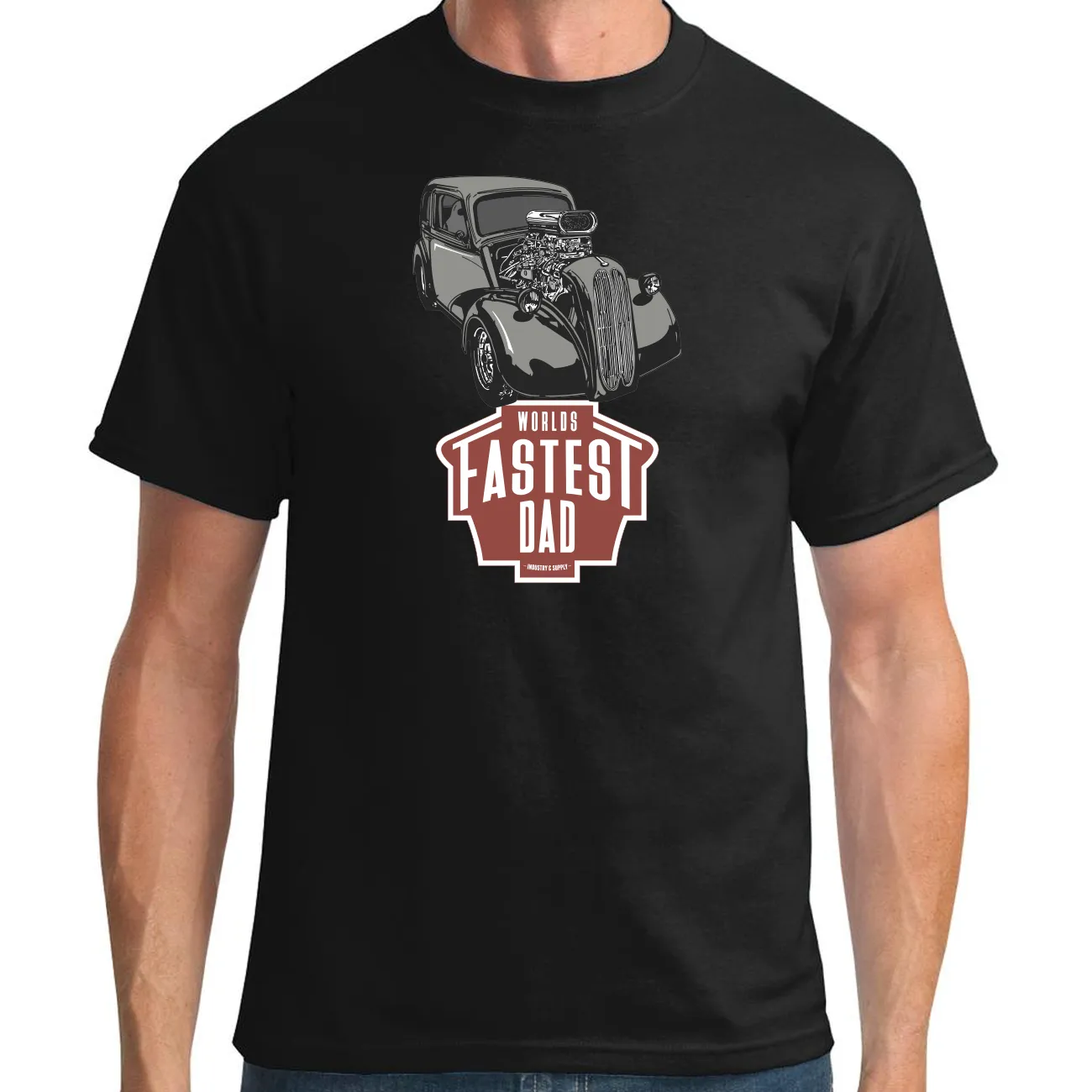 WORLD'S FASTEST DAD 383 CHEVY POP T-SHIRT