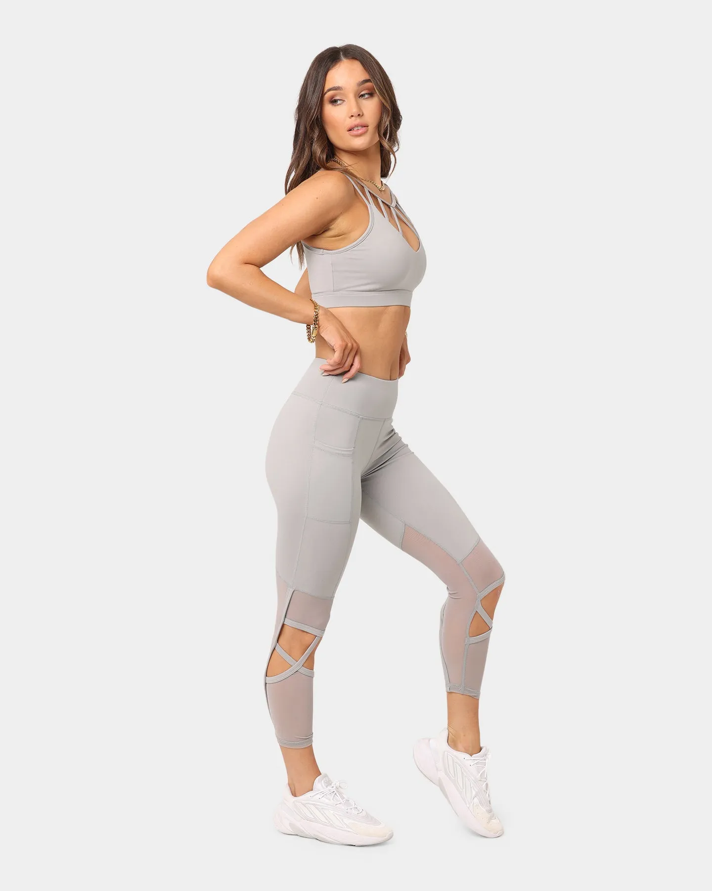 XXIII Women's Cut Out Set Grey