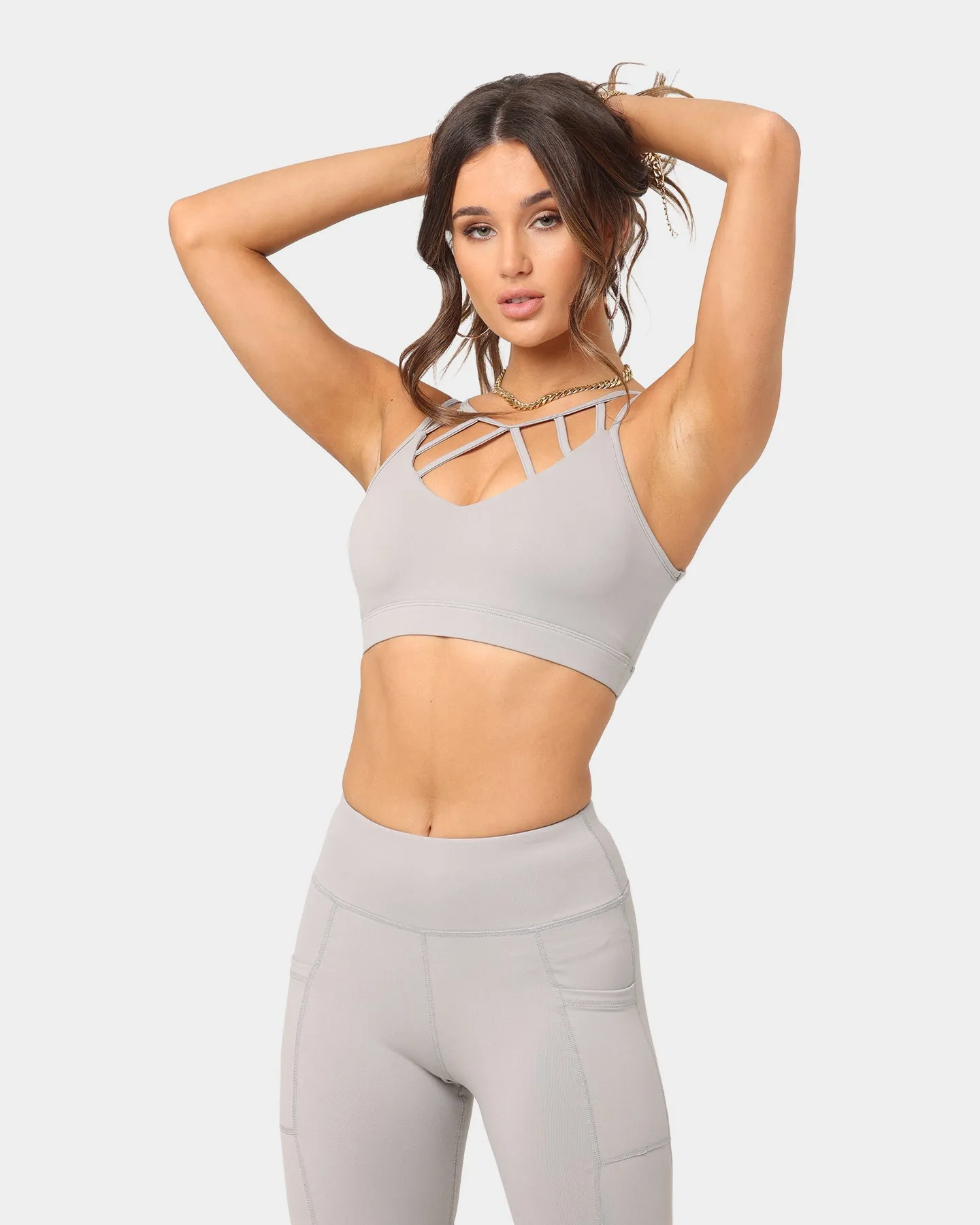 XXIII Women's Cut Out Set Grey