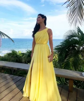 Yellow Prom Dress Women Sexy Dresses Elegant Party Dress     fg1978