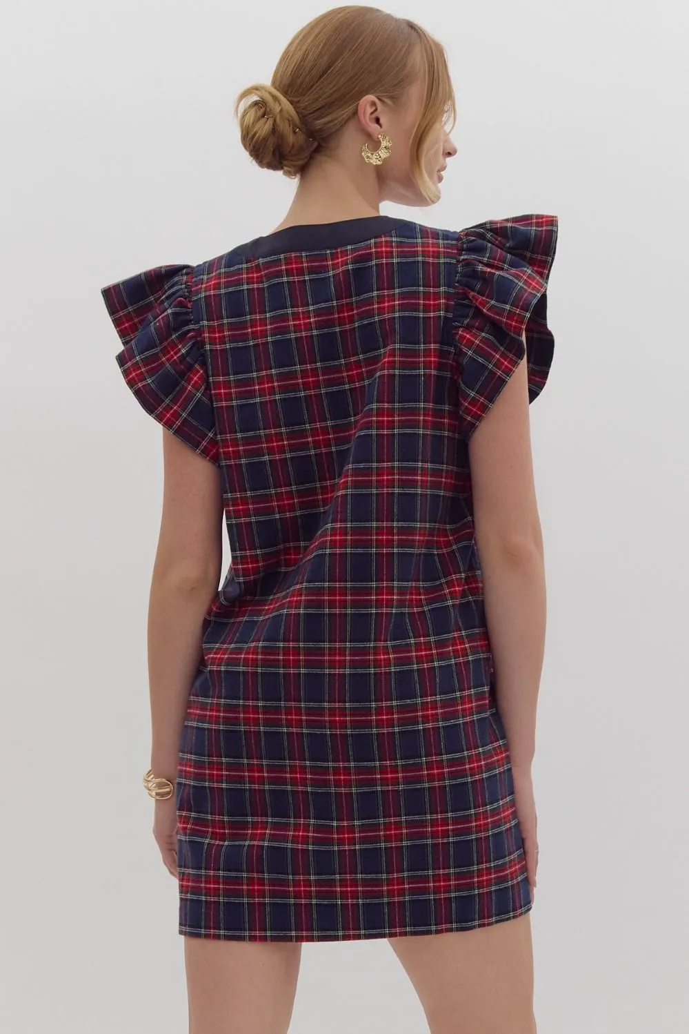 Yuletide Plaid Perfection Dress