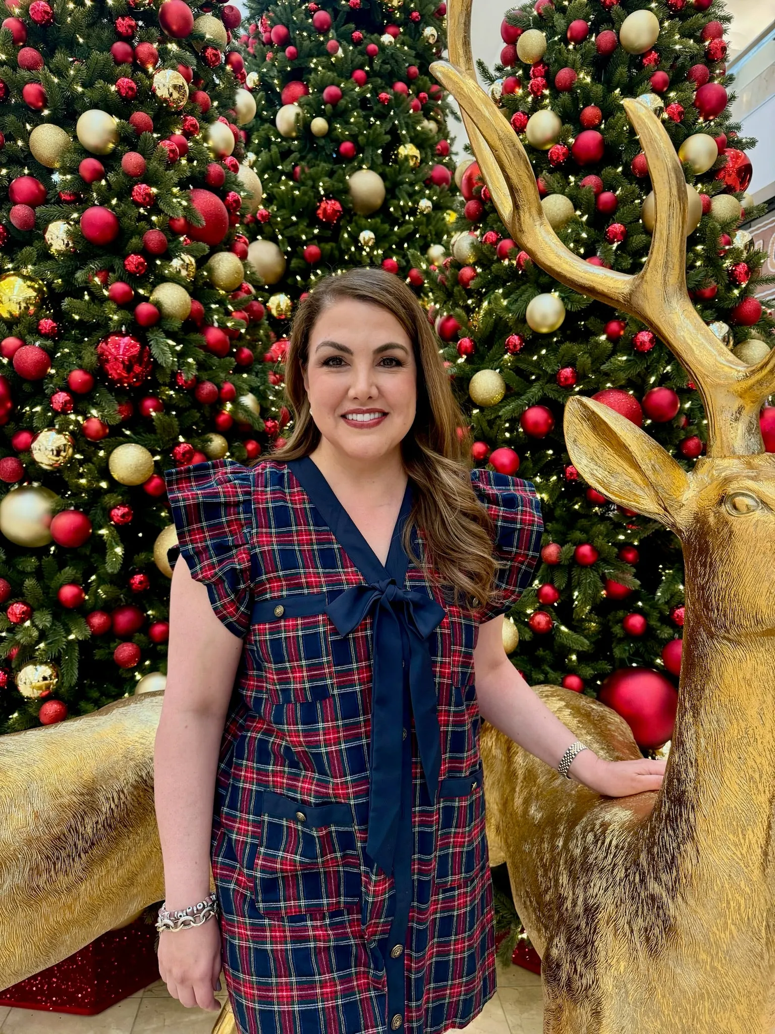 Yuletide Plaid Perfection Dress