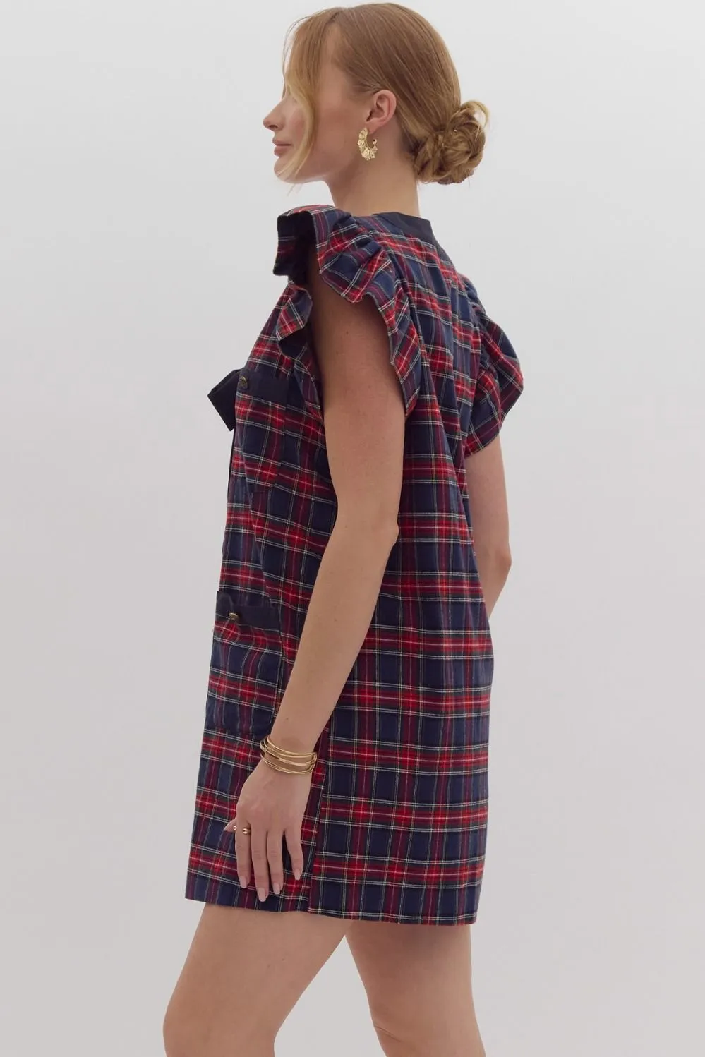 Yuletide Plaid Perfection Dress