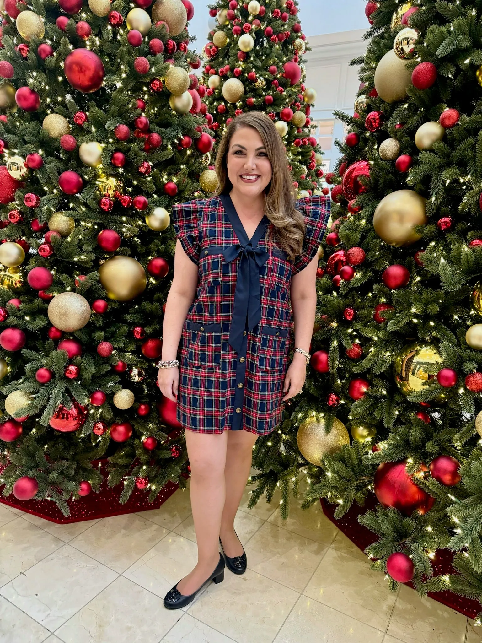 Yuletide Plaid Perfection Dress